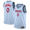 NBA Mænd Trøje Washington Wizards Bilal Coulibaly 2024-25 Nike City Edition Blå Swingman